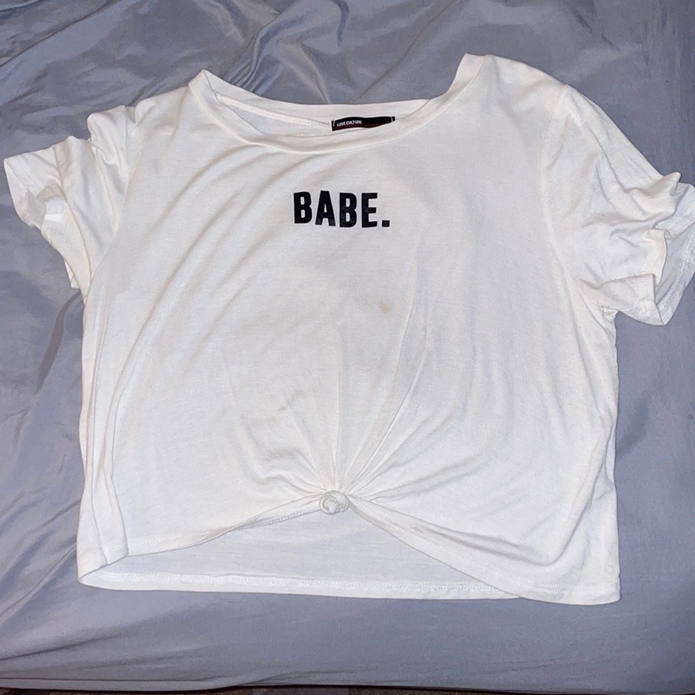 Babe crop tee